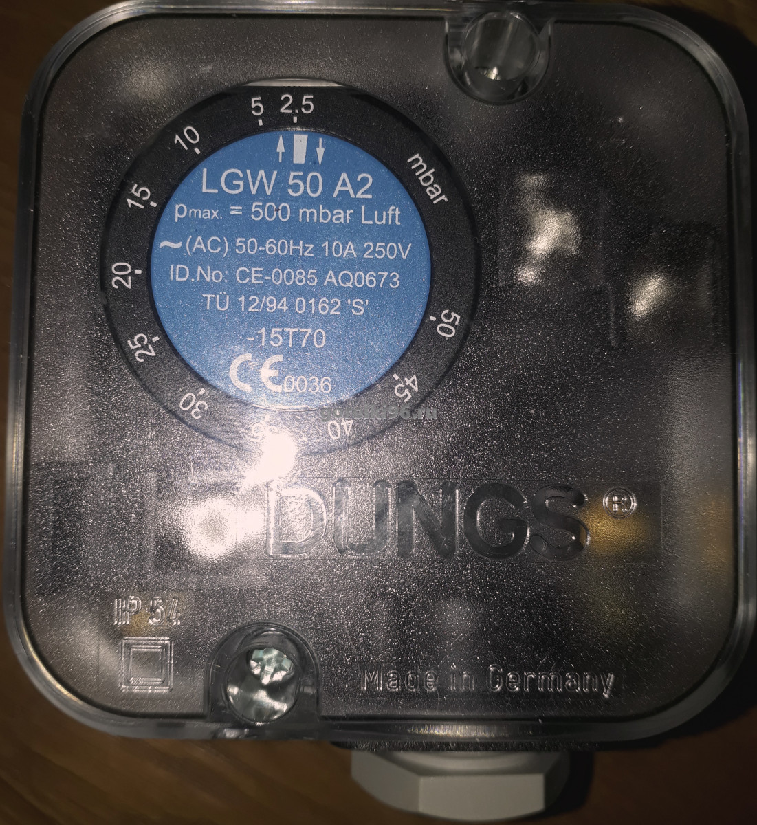 Реле давления DUNGS LGW 50 A2 (Фото 1)